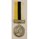 Royal Niger Company Medal 1899 (silver) with Nigeria 1886-1897 clasp, edge has been erased. Small