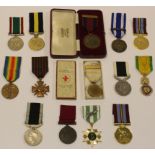 Various medals - British and World including WVS Medal, New Zealand 1939-45 Medal x2, Arnhem medal