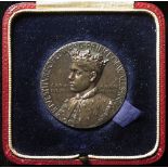 Prince of Wales Investiture Medal 1911 in silver d.34.5mm by W. Goscombe John. See Eimer 1924, toned