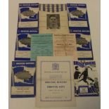 Bristol Rovers home games c1951-1969, approx 10
