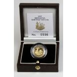 Britannia Ten Pounds (1/10th) 1997 Proof FDC boxed as issued