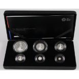 Britannia Silver Proof Six coin set 2014 "Changing Face of Britain" FDC. Boxed as issued