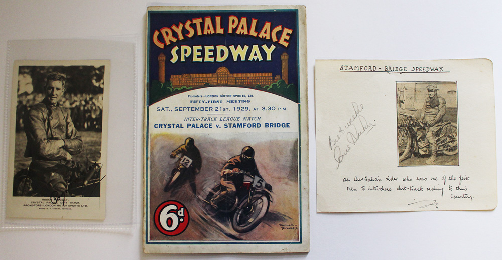 Crystal Palace Speedway vs Stamford Bridge, very early 2nd season inter-track league match on 21/