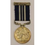 RSPCA Life Saving Medal, unnamed, with 'For Humanity' clasp, silver hallmarked (1968). VF a/f