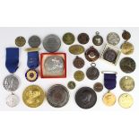 Medals, Tokens etc. (28 items in all) - includes Bristol Humane Society and Bury St. Edmunds