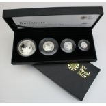 Britannia Silver Four coin set 2012. Proof aFDC. Boxed as issued