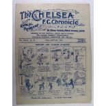 Chelsea v Oldham Athletic 6th April 1928 League Div 2