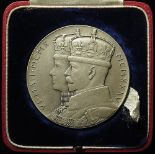 George V Silver Jubilee 1935 large silver medal, the official Royal Mint issue, Eimer 2029, EF