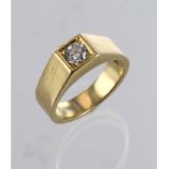 18ct Gold Solitaire Diamond Ring approx 0.50ct weight size R weight 10.9 grams