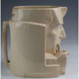Percy Metcalfe for Ashtead Potters, an earthenware character jug Right Honourable S. M Bruce, in
