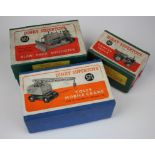 Dinky Supertoys. Three boxed Dinky Supertoys, comprising no. 561 (Blaw Knox Bulldozer); no. 562 (