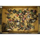 Lead Soldiers. A collection of approximately fifty painted lead soldiers, makers include Clyde Cast,