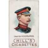 Hill, Boer War Generals - Campaigners, Lieut-Col H.C.O.Plumer. G - VG cat value £40
