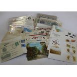 Box of cards & covers with very wide variety inc Postal Stationary used & unused, many First