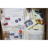 Large box full of various unsorted GB FDC's, plus a few PHQ Cards. Worth a good rummage (qty)