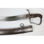 1796 Pattern Light Cavalry Troopers sword made by Osborn with inspectors stamp to the side of the