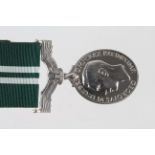 Air Efficiency Medal GVI (IND:IMP) to 746275 F/Sgt L H Coe RAFVR. With copy service papers, born