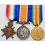 1915 Star Trio to 2517 L.Cpl G R Roxby Norfolk Rgt. (Pte on Pair). Entitled to the Silver War Badge.