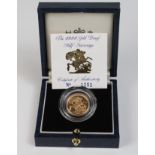 Half Sovereign 1991 Proof FDC boxed as issued