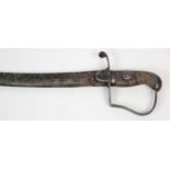 1796 pattern light cavalry troopers sword in its correct scabbard blade engraved Osborne on its back