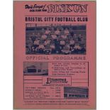 Bristol City Reserves v Queens Park Rangers Reserves 20th November 1937