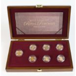 Queen Elizabeth II Royal Portrait Collection. The seven coin set comprising Sovereigns (4) 1958 Unc,