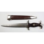 German SA dagger with remains of gilding to blade, possibly a presentation piece "Alles fur