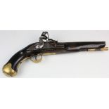 Pistol: A good model of a Napoleonic Light Dragoon Pistol. Barrel 9" under barrel rammer. Hardwood