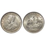 Australia Shilling 1917M, EF