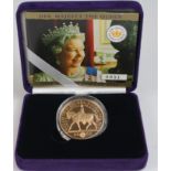 Crown 2002 (Golden Jubilee) Proof FDC boxed with certificate