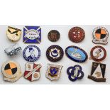 Football badges (15) various ages (some older)