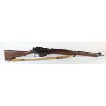 Bolt Action Lee Enfield .303 Rifle No 4 with sling. Rifle dated 1943. With current EU Deactivation