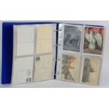 German interest - good quality Third Reich Postcards in large folder Celebrities & Branch of