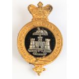 56th Foot (West Essex) original Victorian officer's Glengarry badge c.1880