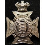 4th Volunteer Battn. Essex Regt, original Victorian officer's unmarked silver or silver plate