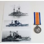 BWM: 214757 Ernest Davy S.G.M. A.B. R.N. Awarded the Sea Gallantry Medal for rendering Meritorious