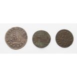 Lincolnshire 17th. century farthing token of Stamford of Humphry Reynolds, 1662, D.249, F and