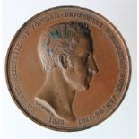 British Commemorative Medallion, bronze d.58mm: Richard Sainthill, Numismatist, 1787-1855, by L.C.