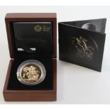 Five Pounds (Five Sovereigns) 2014 BU boxed as issued