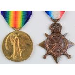 1915 Star & Victory Medals to CPO Joseph Mcshea RN. He survived the sinking of HMS Aboukir on 22nd