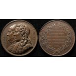 France / USA Prize Medal bronze d.41.5mm: The (Benjamin) Franklin and Montyon Society (founded 1833)