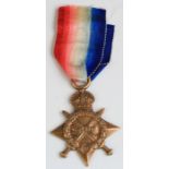 1915 Star: 9346. Pte J. O'neill. MM 1st Bn. Border Regiment: MM L/Gazette 19.2.17. (Dead Mans