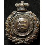 Beacontree 5th Essex Rifles, lovely original Pouch belt plate/badge, 3 screw-on posts to the reverse