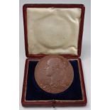 British Commemorative Medallion, bronze d.56mm: Victoria, Diamond Jubilee 1897, official Royal