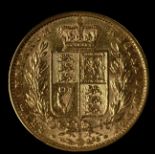 Sovereign 1871S, Sydney Mint, VF/GVF