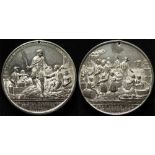 British Political Medallion, white metal d.53mm: Repeal of the Corn Laws 1846, by J. Allen / J.