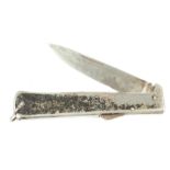 Sword: Imperial German Taschenmesser Trench dagger/clasp lock knife 'MERCATOR' stamped to