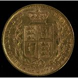 Sovereign 1871s (shield) nVF/VF