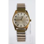 Gents Omega Geneve automatic wristwatch circa 1968 (serial number 27933001), the champagne dial with