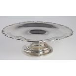 Silver footed Tazza hallmarked Birmingham, 1922. Weight 10oz (approx)